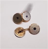 Cufflinks Soprana Gioielleria Man in Gold Zaffiro OG-PLATINO ZAFFIRI - OG-PLATINO ZAFFIRI